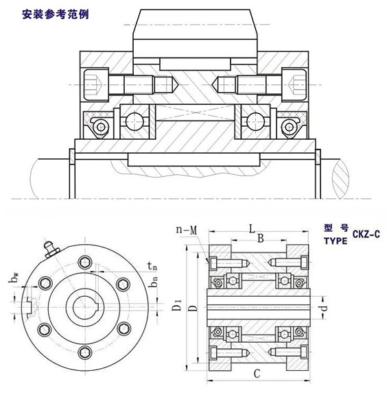 CKZ-C滾柱式超越91免费版看片結構圖