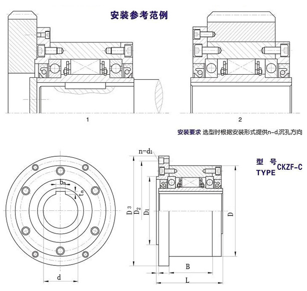 CKZF-C楔塊式超越91免费版看片型號